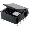 Bopla držák baterií pro 4 články AA (Mignon) s pájecím připojením 9V bloku, 65 x 65 x 21,5 mm, černý 46600000