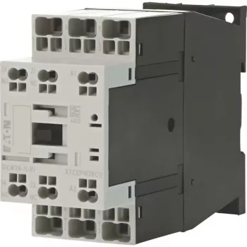 3pólový stykač Eaton DILM38-11(RDC24), 38 A AC-3, cívka 24 V DC, 1NO+1NC 199298