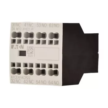 Blok pomocných kontaktů Eaton DILM32-XHI22, 2NO+2NC, čelní montáž, šroubové svorky 199311
