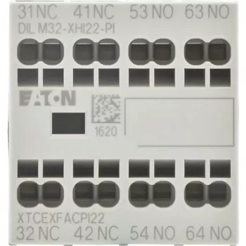 Blok pomocných kontaktů Eaton DILM32-XHI22, 2NO+2NC, čelní montáž, šroubové svorky 199311