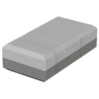 Stolní pouzdro Bopla EG 1030, 100 x 54 x 30 mm, polystyren, světle šedé RAL 7035 32103000