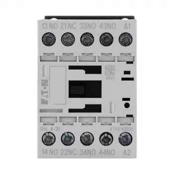 Eaton DILA-31 Auxiliary Contactor, 230 V AC Coil, 3 NO + 1 NC, Screw Terminals, 1.6 kW