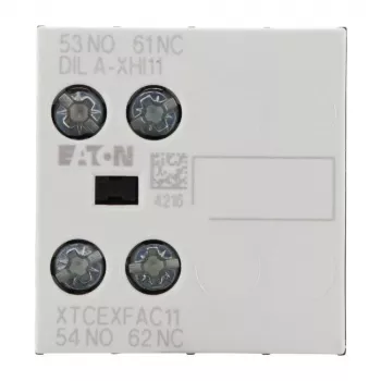 Pomocný kontaktní blok Eaton DILA-XHI11 276421, 45 x 117 x 68 mm, -25 až 60 °C, černý/bílý
