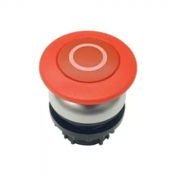 Tlačítkový spínač Eaton M22-DRP-R-X0, červený 216751