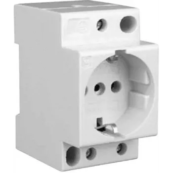 Zásuvka Schuko na DIN lištu Eaton Z-SD230 10/16 A, 250 V AC, bez sklopného krytu 266875
