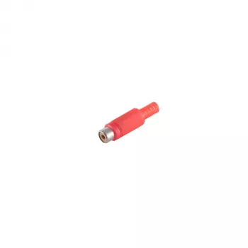 RCA spojka S CONN maximum connectivity samice na samici červená 51500-R