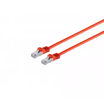Exertis Connect 79305R Cat6a S/FTP Patch Cable RJ45 to RJ45 5 m, Halogen-Free, Molded, Snagless, Red