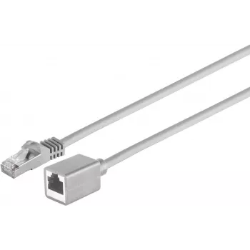 Prodlužovací síťový kabel S CONN MAXIMUM CONNECTIVITY Cat.7 S/FTP PIMF, RJ45 samec na samici, bezhalogenový, šedý, 10 m 08-62070