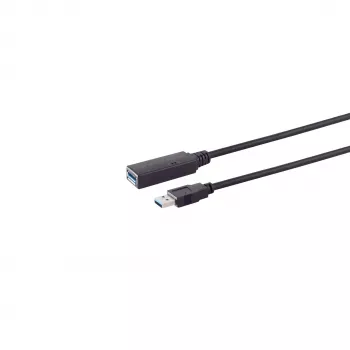Aktivní prodlužovací kabel S/CONN maximum connectivity USB-C na USB-A, USB 3.0, 5 Gbps, 5 m 13-39055
