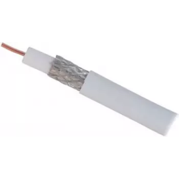 SAT koaxiální kabel S CONN MAXIMUM CONNECTIVITY 1,0/4,6, čtyřnásobně stíněný, CCS, >110 dB, 100 m, bílý 15-40001006