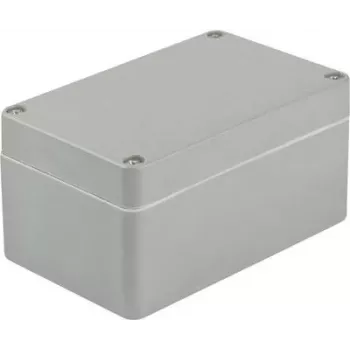 Univerzální pouzdro Bopla EUROMAS P 324, 110 x 75 x 75,5 mm, polyester, stříbřitě šedé RAL 7001 04324000.H