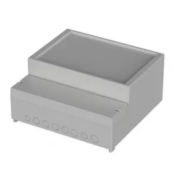 Pouzdro regulátoru Bopla REGLOCARD RCP 350 F, 296 x 281 x 137,5 mm, ABS, světle šedé 41350609