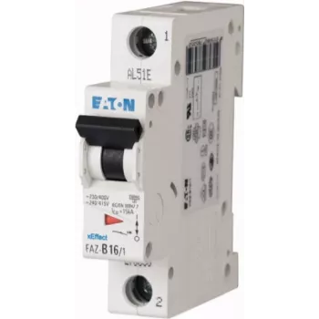 Jistič Eaton FAZ-C1/1 typ C, 1 A, 1pólový, 10 kA, DIN lišta 278546