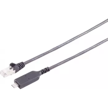 S CONN MAXIMUM CONNECTIVITY USB-C na RJ45 Gigabit LAN adaptérový kabel 1,5m černý (13-51155)