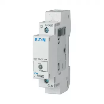 Zelená LED indikační kontrolka Eaton Z-EL/G230, DIN lišta, 230V AC, 1 TE 284922
