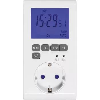 Sygonix Digital Timer Switch with Weekly Program, 3680 W, IP20, Countdown and Timer Function