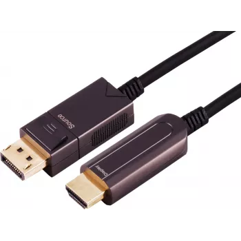 Optický adaptérový kabel DisplayPort na HDMI-A S/CONN maximum connectivity 30-20485, 4K60, 30 m