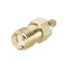 Telegärtner J01151A0611 SMA Female Cable Connector, Crimp G05, for RG-223/U, RG-142 B/U, Gold