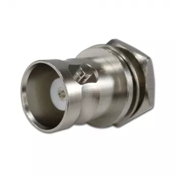 BNC průchodková zásuvka Telegärtner 50 Ohm, postříbřený vnitřní vodič, UG-1094/U (J01001B0615Z)