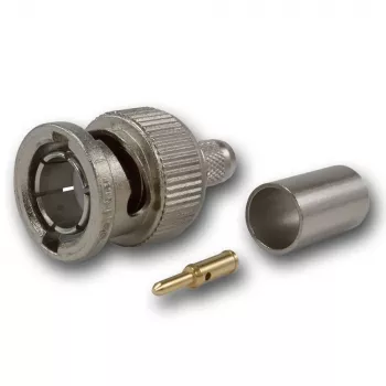 BNC crimp konektor Telegärtner G02 75 Ohm pro RG-59B/U, UG-1789/U, samec, 5 ks J01002A1288Y