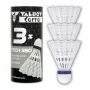 Nylonový badmintonový míček TALBOT TORRO Tech 350 Medium, bílý/modrý, 1 kus 479112