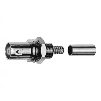 Kabelová vestavná zásuvka BNC, crimp, G05, 50 Ohm, pro RG-223/U Telegärtner J01001A0083