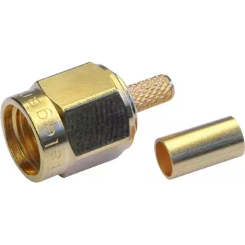 Konektor SMA TELEGÄRTNER, zástrčka, krimpovací/pájecí pro G08 (RD-316), zlatá J01150A0021