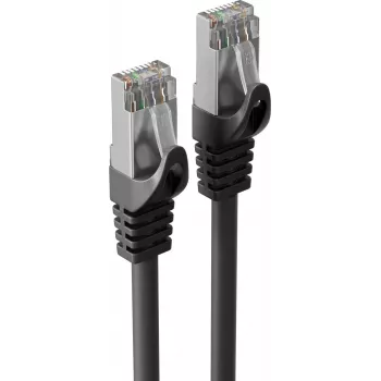 Průmyslový PUR patch kabel S CONN MAXIMUM CONNECTIVITY Cat.7 S/FTP RJ45, 15 m, černý 08-39085