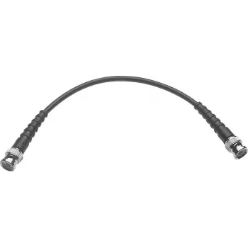 Měřicí kabel BNC Telegärtner L00010A1801, konektor BNC samec na konektor BNC samec, 50 Ohm, černý