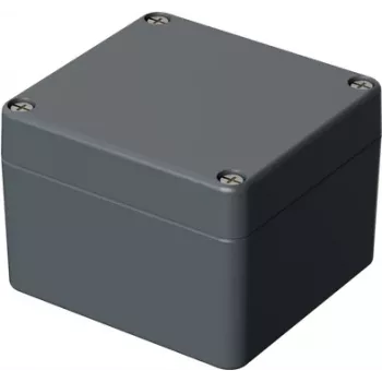 Univerzální pouzdro hliníkové BOPLA A 105 01105000.MT1, stříbřitě šedá (RAL 7001), 75 x 80 x 57 mm