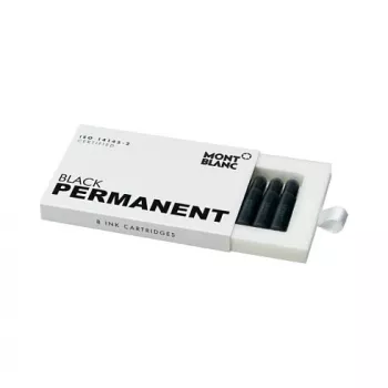 Náplně do plnicího pera Montblanc Permanent Black, balení 8 ks (107757)