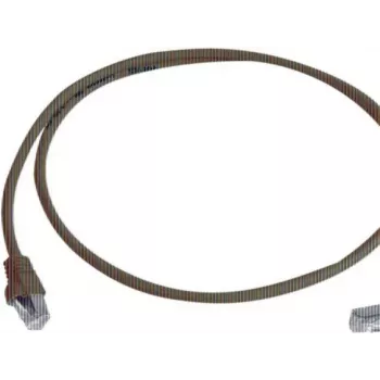 Patch kabel CAT 6a S/FTP RJ45 Telegärtner 100008016, 0,5 m, modrý, samozhášivý, s ochranou proti zlomení