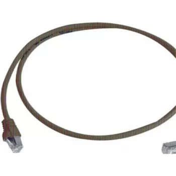 Patch kabel Cat 6A S/FTP Telegärtner, PiMF, modrý, 2,0 m, jeden konec pravoúhlý L00001A0159