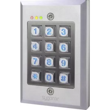 Kódový zámek s klávesnicí Sygonix SY-3118492 IP65, na omítku/pod omítku, s podsvícenou klávesnicí