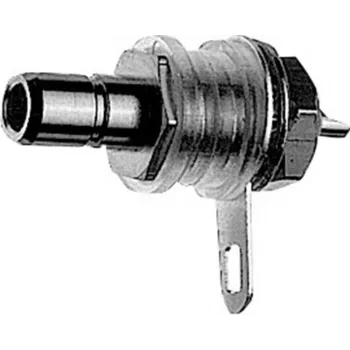 Konektor SMB zásuvka Telegärtner, vestavný, 50 Ohm, pozlacený/niklovaný, pájecí J01160A0271