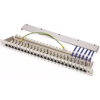 Modulární patch panel TELEGÄRTNER MPP16-HS 16portový, 1U, světle šedá RAL 7035 J02022A0050