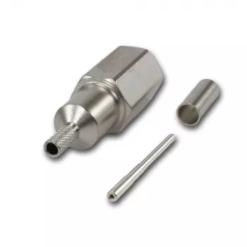FME konektor kabelový Telegärtner J01700A0010 crimp/crimp G07, Low Cost, 15 dB / 2 GHz, B2725, G07 (RG-316/U) – 5 ks