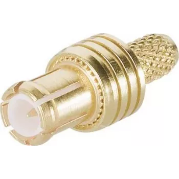 Přímý konektor TELEGÄRTNER MCX, 50 Ohm, crimp/pájení pro RG174/RG188/RG316