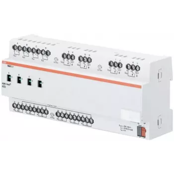 Řadič místnosti KNX ABB Raum Master REG RM/S3.1 2CDG110165R0011, 3 univerzální vstupy, 3 spínací výstupy, 3 PWM výstupy, montáž na DIN lištu, 3 TE