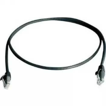Síťový kabel Cat6 U/UTP Telegärtner L00001A0238, 2 m, černý
