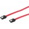 Kabel SATA 3 Gb/s GoodConnections s pojistkou, 0,5 m, červený 5045-A05