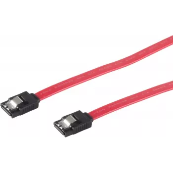 Kabel SATA 3 Gb/s GoodConnections s pojistkou, 0,5 m, červený 5045-A05