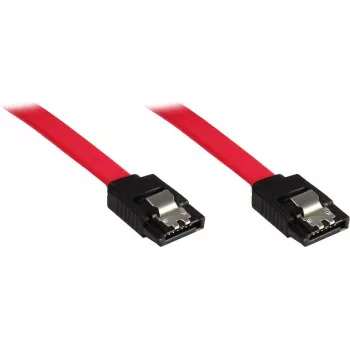Kabel SATA 3 Gb/s GoodConnections s pojistkou, 0,5 m, červený 5045-A05