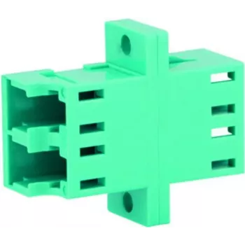 Telegärtner J08071A0021 LC/APC Single-Mode Fibre Optic Connector, Green