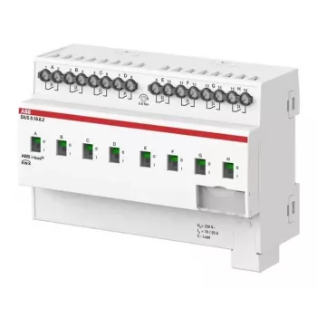Spínací aktor ABB SA/S8.16.6.2 8násobný 16A C-Load, lišta DIN, KNX 2CDG110271R0011