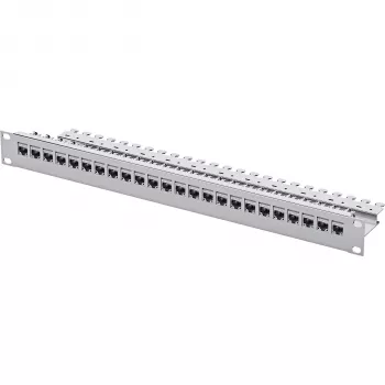 Patch panel Telegärtner 24portový Cat.6 UTP, 1U, 19