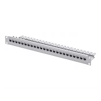 Patch panel Telegärtner 24portový Cat.6 UTP, 1U, 19