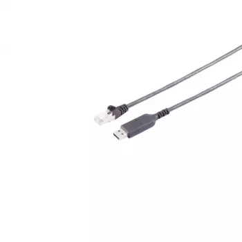 Adaptérový kabel S CONN MAXIMUM CONNECTIVITY USB-A na RJ45 Gigabit Ethernet, 1 m, černý 13-52025
