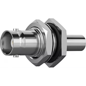 Spojka BNC Telegärtner J01001A0108, přímá, 50 Ohm, samice na samici, poniklovaná