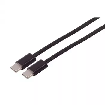 Nabíjecí kabel USB-C S CONN MAXIMUM CONNECTIVITY, 2.0, 60W, černý, textil, 3m (14-21045)